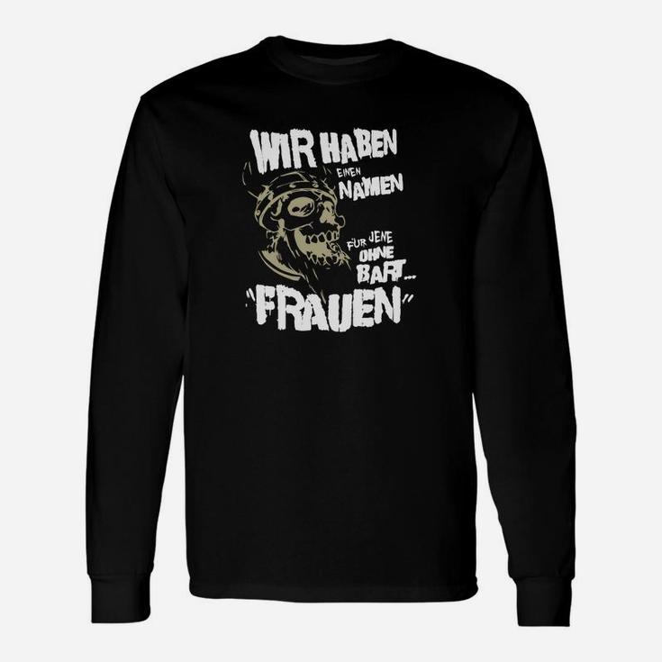 Lustiges Herren Langarmshirts Gras Namen Geheim in Schwarz, Witzige Sprüche