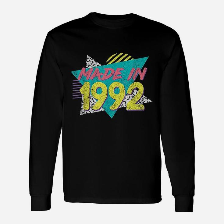 Made In 1992 Retro Vintage 29th Birthday Long Sleeve T-Shirt