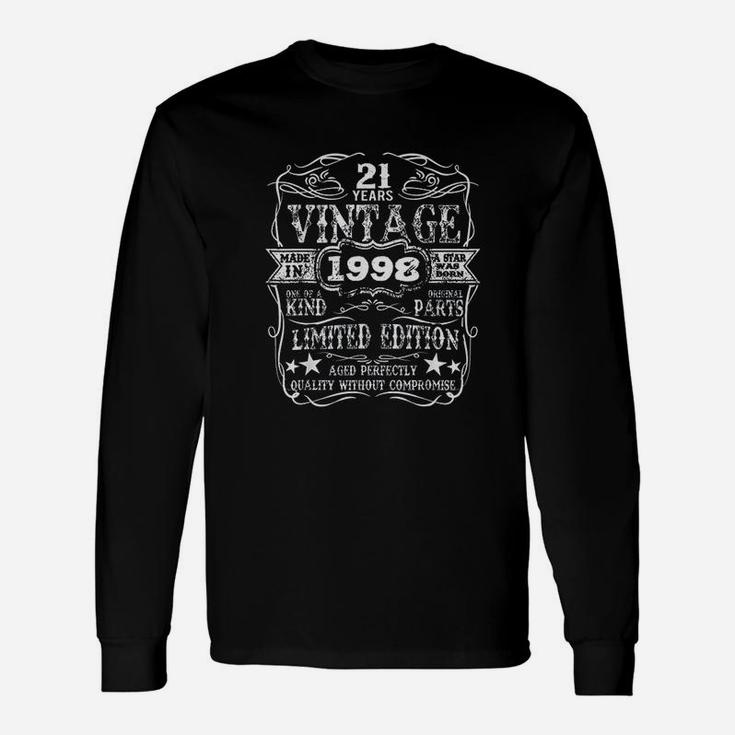 Made In 1998 24 Years Old Vintage 24th Birthday Long Sleeve T-Shirt