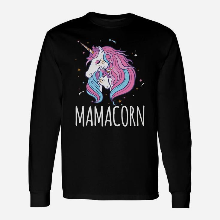 Mamacorn Mama Unicorn Mom And Baby Long Sleeve T-Shirt