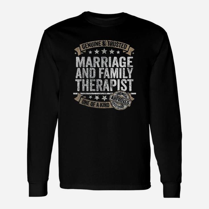 Marriage And Therapist Profession Job Long Sleeve T-Shirt