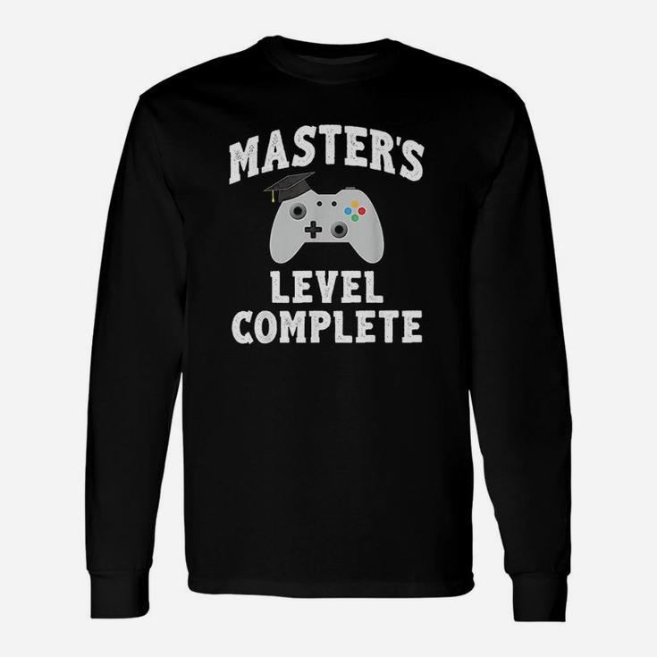 Masters Graduation Gamer Graduation Long Sleeve T-Shirt