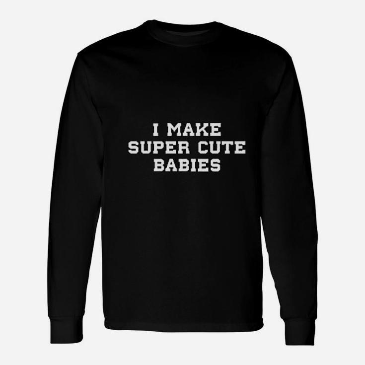 We Match I Make Super Cute Cute Baby Matching Long Sleeve T-Shirt