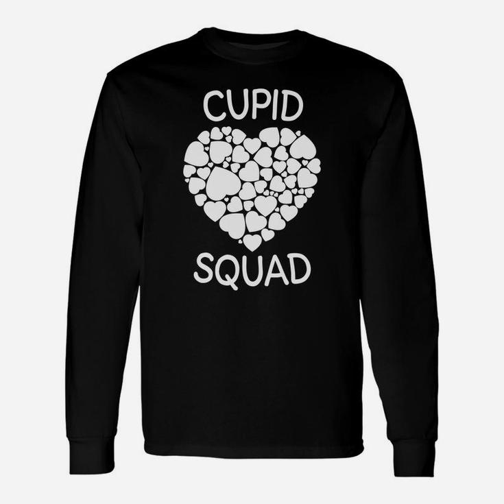 Matching Cupid Squad Valentines Day And Couples Long Sleeve T-Shirt