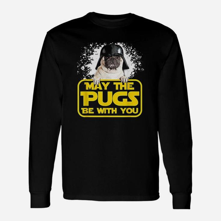 May The Pugs Be With You Long Sleeve T-Shirt