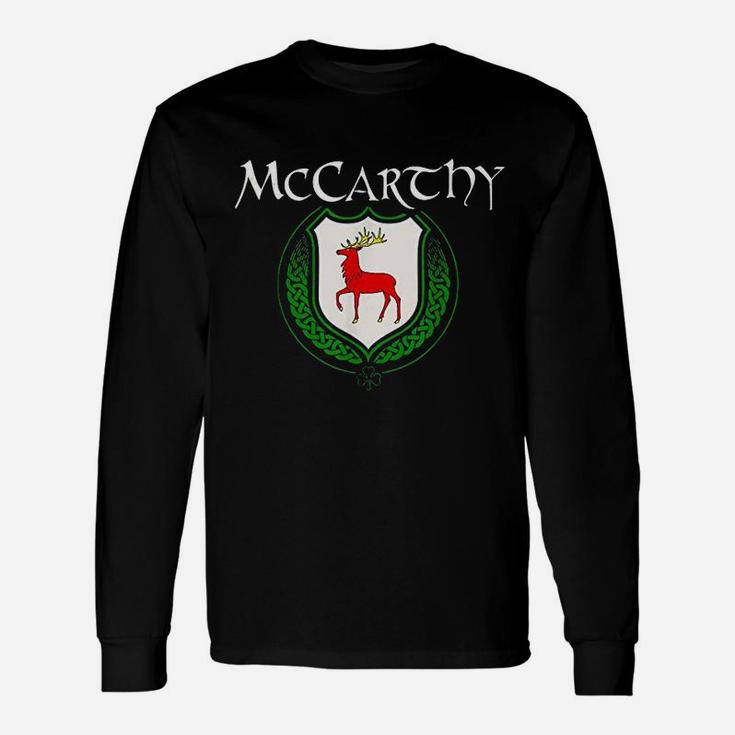Mccarthy Surname Irish Last Name Mccarthy Long Sleeve T-Shirt