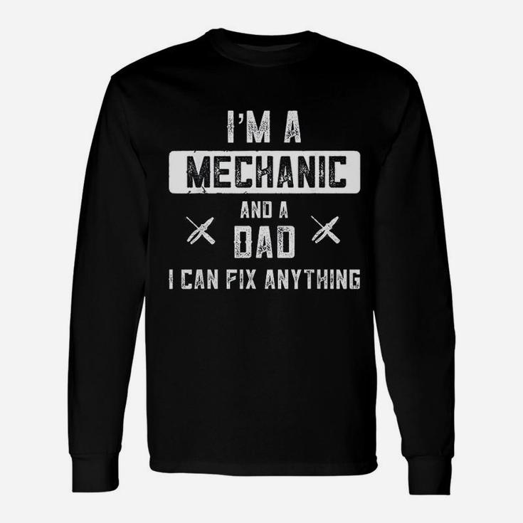 Mechanic For Men Handyman Mechanic Dad Long Sleeve T-Shirt