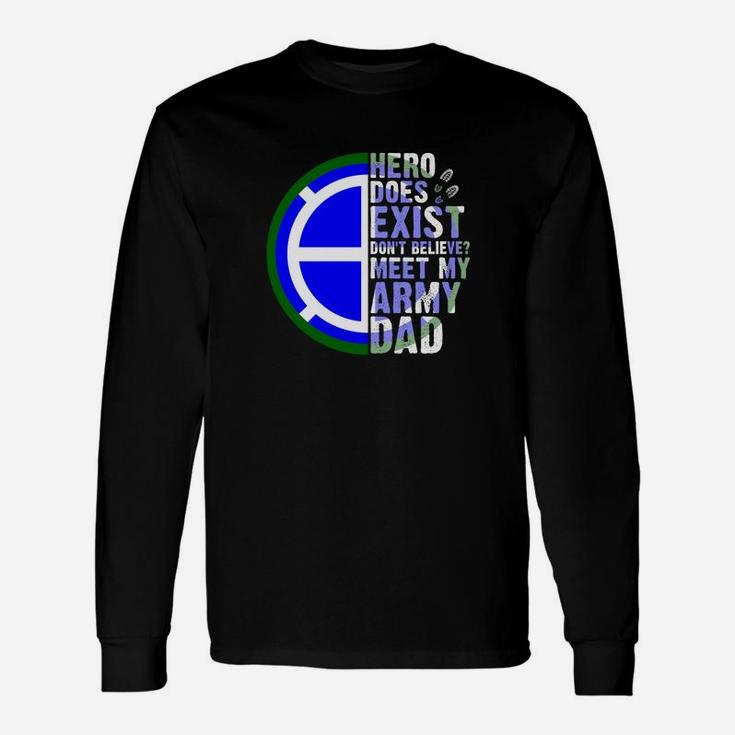 Meet My 35th Infantry Division Dad Jobs Long Sleeve T-Shirt