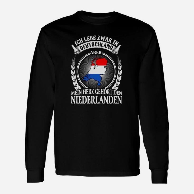 Mein Herz Gehört Den Niederlanden Langarmshirts