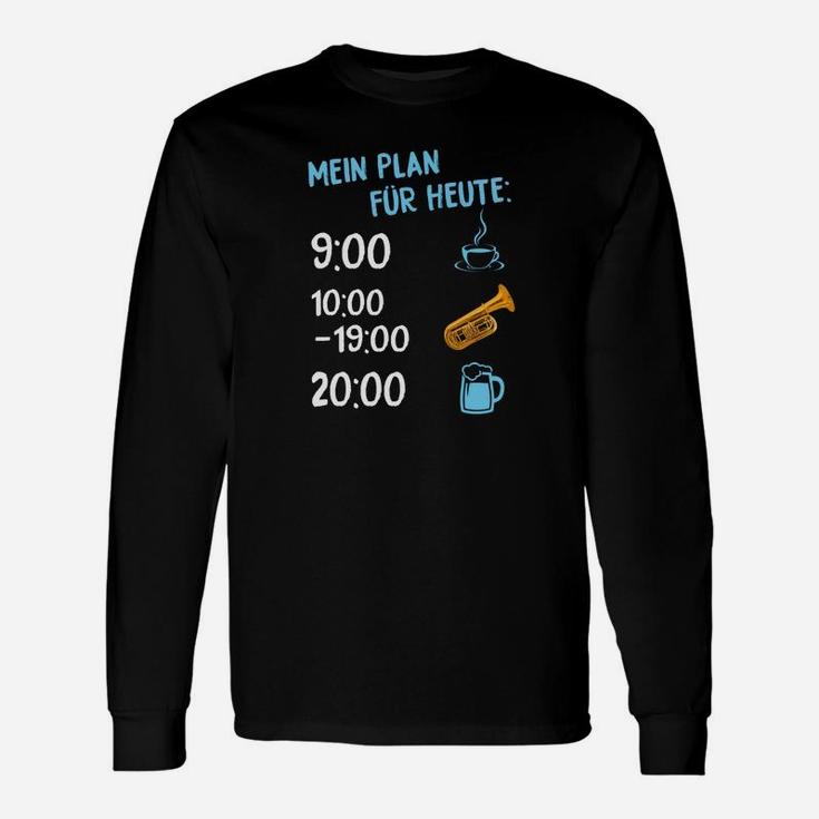 Mein Plan-Pelz-Heue Tuba Langarmshirts