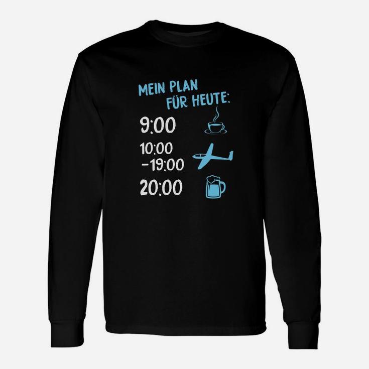 Mein Plan-Pelz-Heute-Gleiten- Langarmshirts