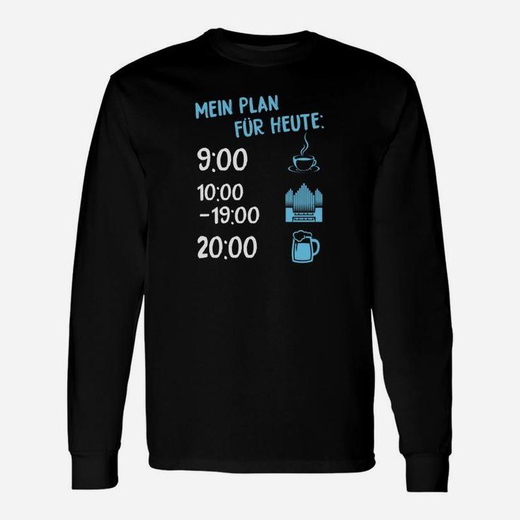 Mein Plan-Pelz-Heute-Rohrorgan- Langarmshirts