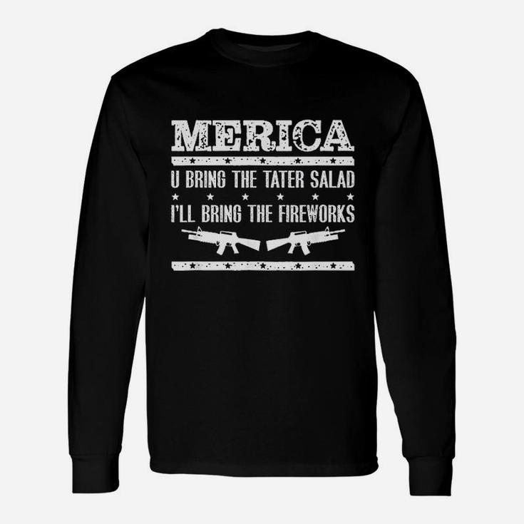 Merica Perfect For Americans Who Love Liberty Long Sleeve T-Shirt