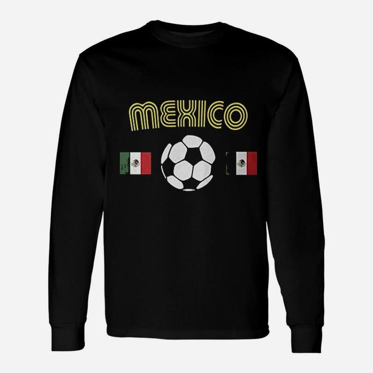 Mexico Soccer Love Mexican Futbol Football Long Sleeve T-Shirt