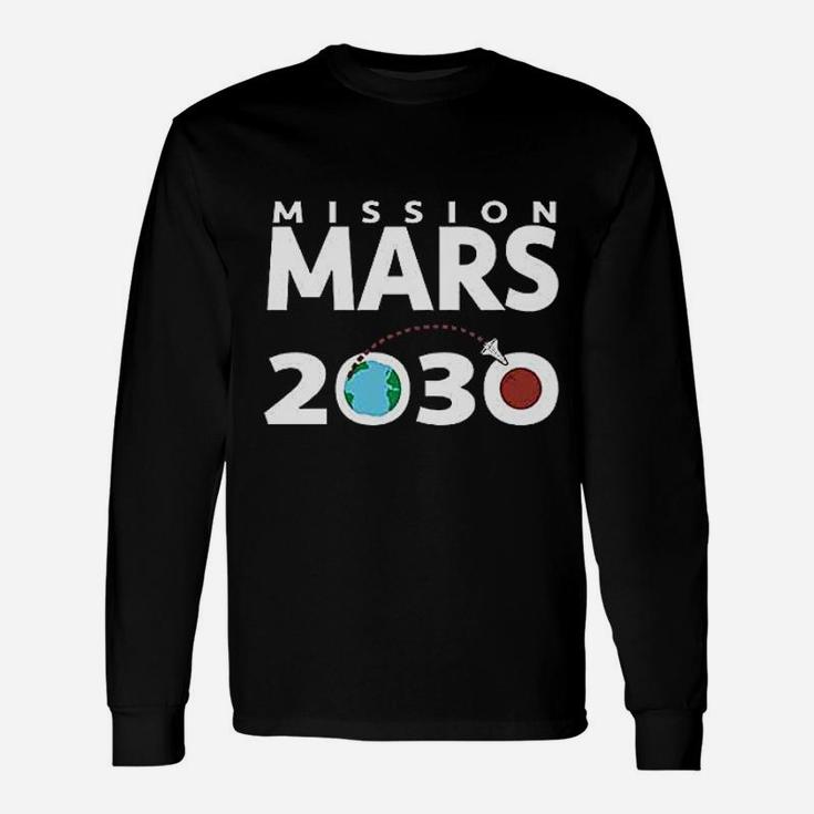 Mission Mars 2030 Space Exploration Science Long Sleeve T-Shirt