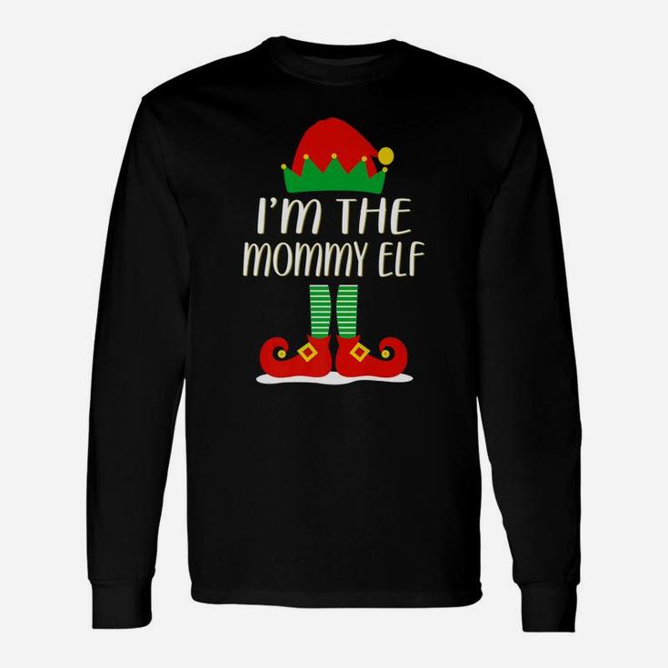 Im The Mommy Elf Matching Christmas Long Sleeve T-Shirt