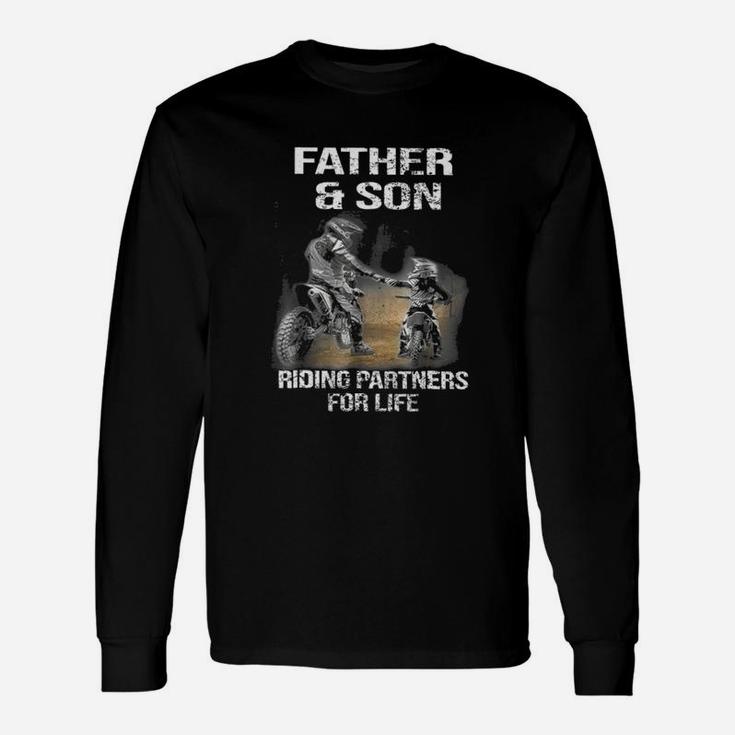 Motocross Father And Son, dad birthday gifts Long Sleeve T-Shirt