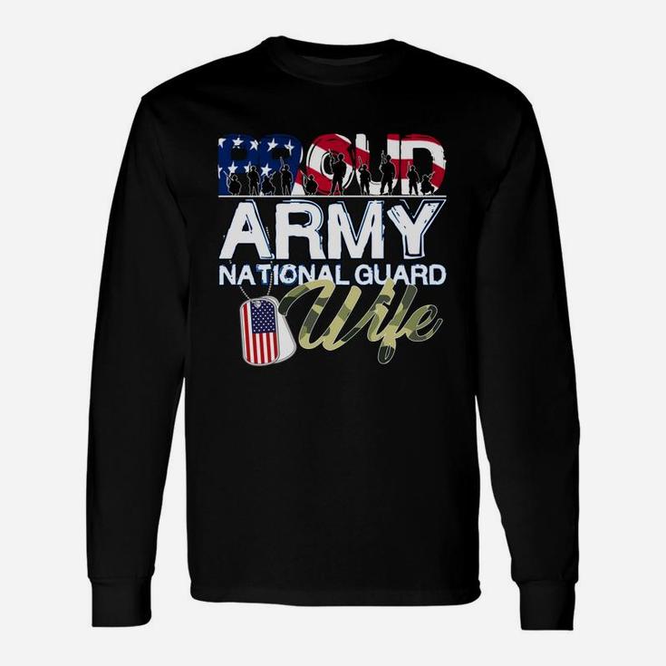 National Freedom Day Proud Army National Guard Wife Long Sleeve T-Shirt