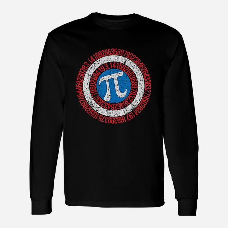 National Pi Day Math Teacher Captain Pi Long Sleeve T-Shirt