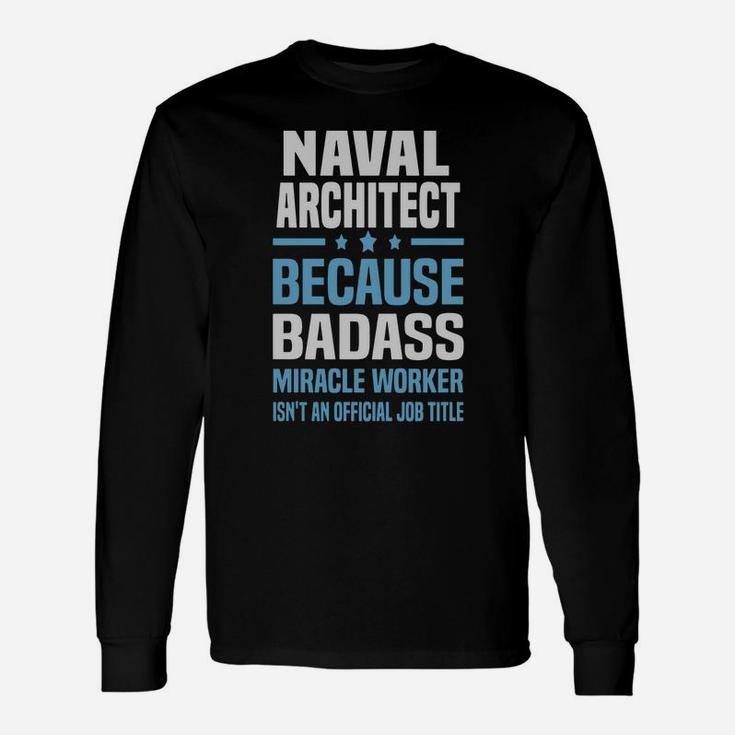 Naval Architect Tshirt Long Sleeve T-Shirt