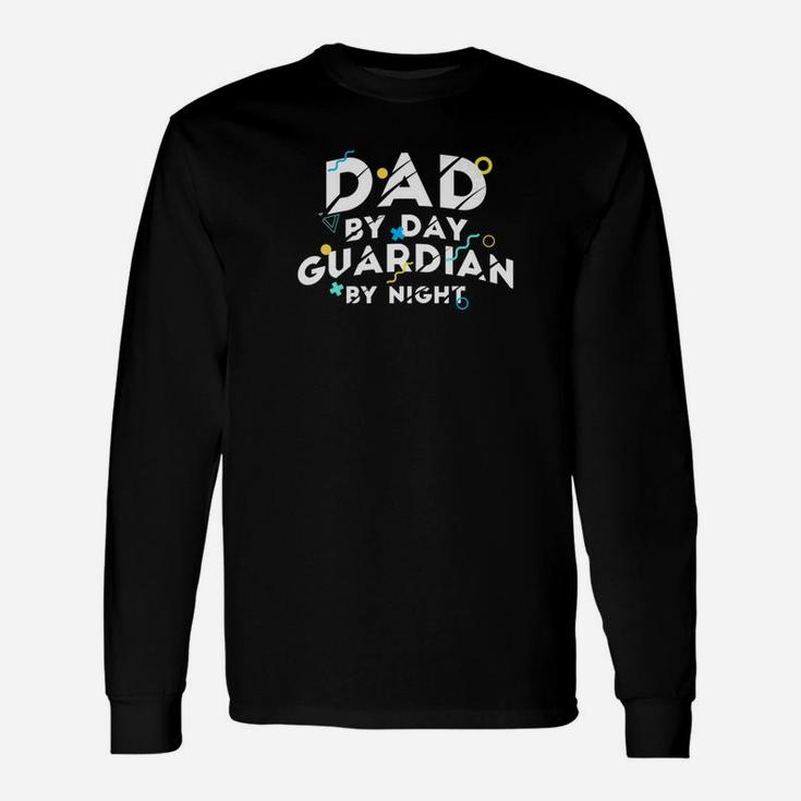 Nerdy Fathers Day Shirt Gamer Dad Video Gaming Long Sleeve T-Shirt