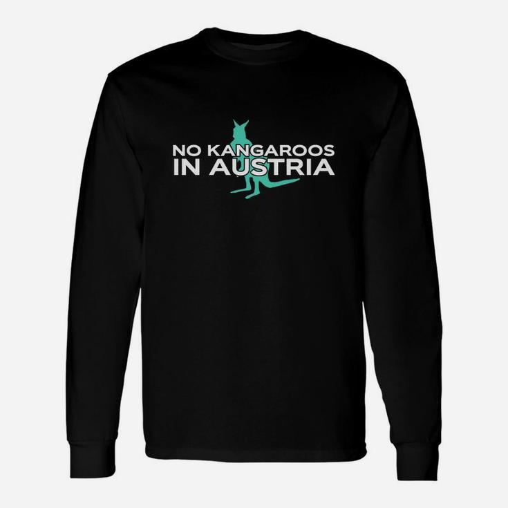 No Kangaroos In Austria Long Sleeve T-Shirt