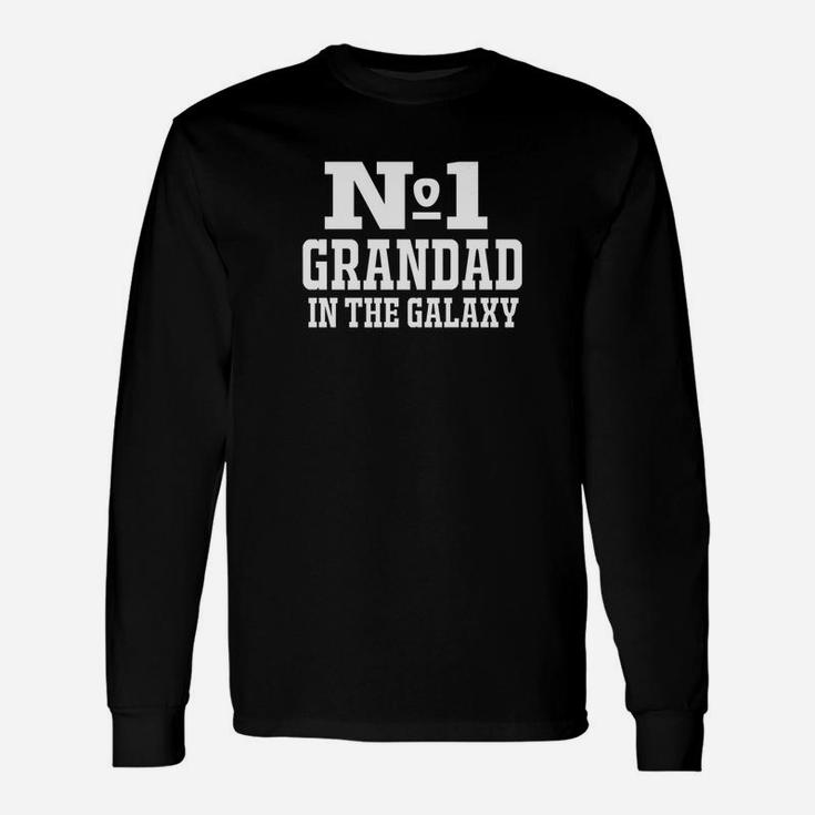 No1 Grandad In The Galaxy Grandad Father Premium Long Sleeve T-Shirt