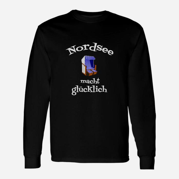 Nordsee Macht Glücklich Langarmshirts