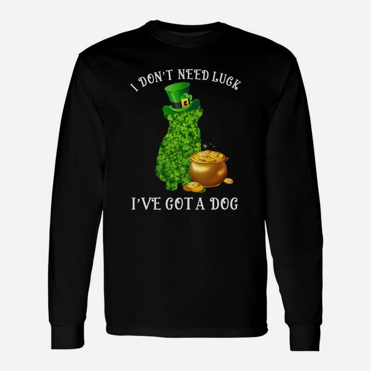 I Do Not Need Luck I Have Got A Bernese Mountain Shamrock St Patricks Day Dog Lovers Long Sleeve T-Shirt
