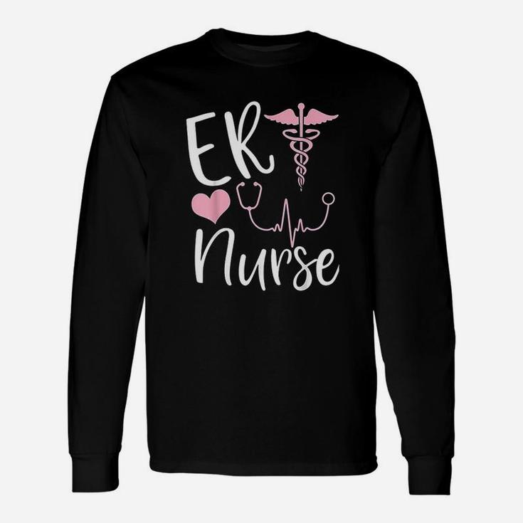 Nurse Cute Emergency Room Nurse Long Sleeve T-Shirt