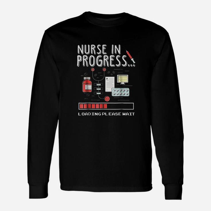 Nurse In Progress Student Nurse Long Sleeve T-Shirt
