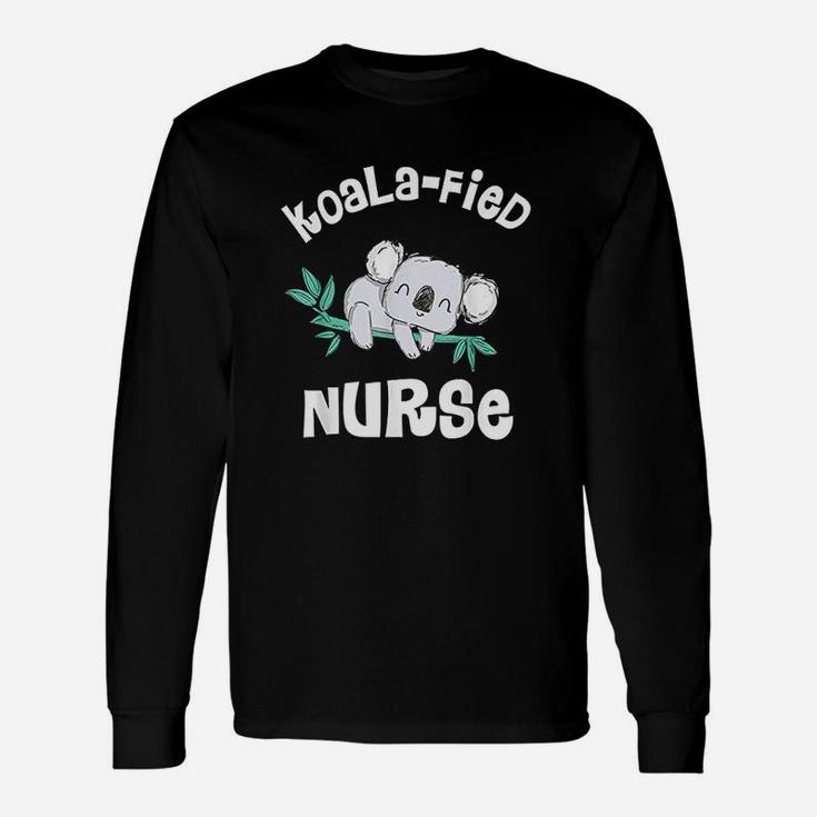 Nurse Qualified Nurse Rn Lpn Koalafied Long Sleeve T-Shirt