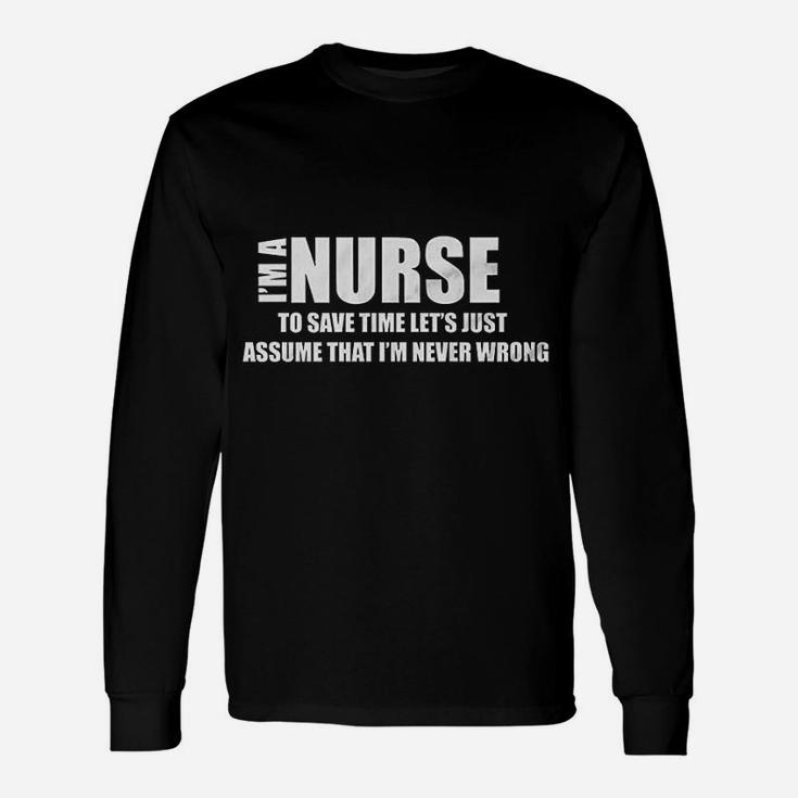 Nurse Rn Nursing Long Sleeve T-Shirt