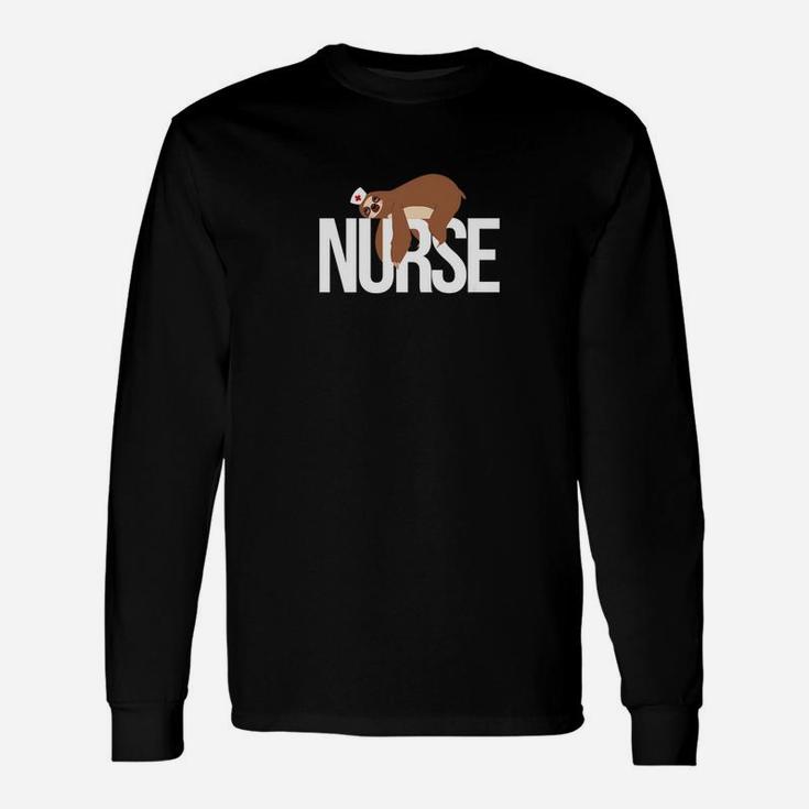 Nurse Sloth Er Nurse Long Sleeve T-Shirt