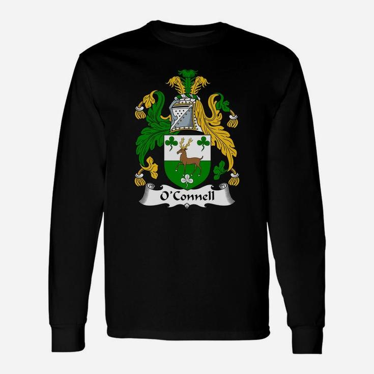 O'connell Coat Of Arms Irish Crests Long Sleeve T-Shirt
