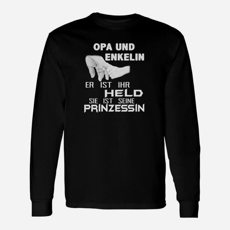 Opa Und Enkelin Er Ist Ihr Held Sie Ist Seine Prinzessin Langarmshirts