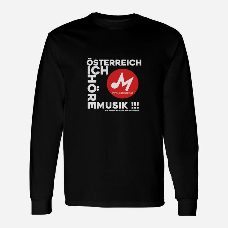 Österreich Ich Höre Musik Langarmshirts
