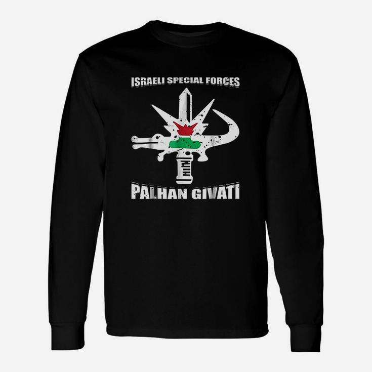 Palhan Givati Idf Israeli Special Forces Commando Long Sleeve T-Shirt