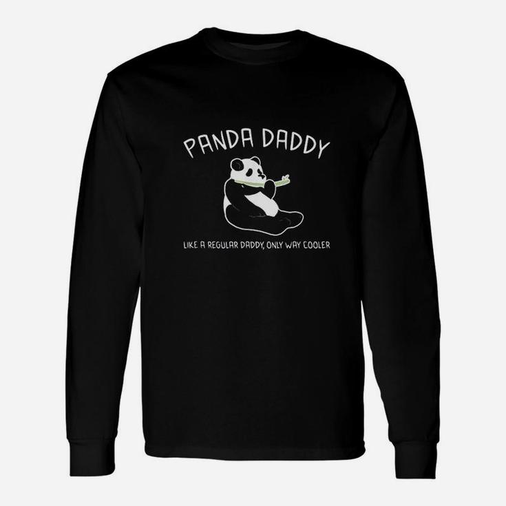 Panda Daddy Like A Regular Daddy But Cooler Cute Long Sleeve T-Shirt