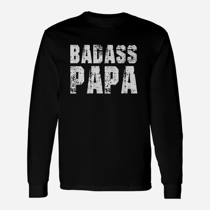 Papa Awesome Parenting Dad Long Sleeve T-Shirt