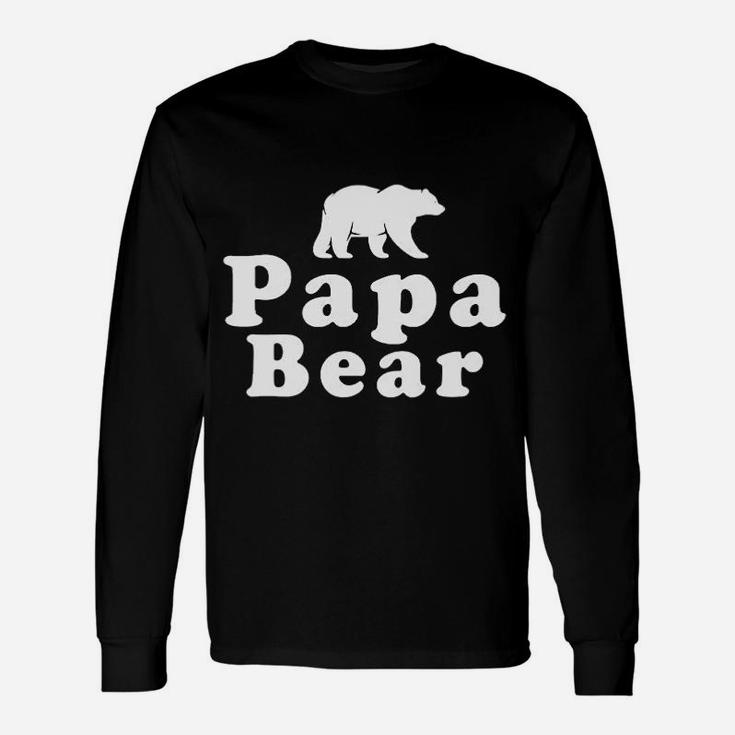 Papa Bear Cute Bear Long Sleeve T-Shirt