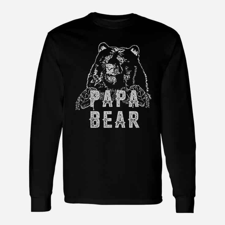 Papa Bear Proud Dad Long Sleeve T-Shirt