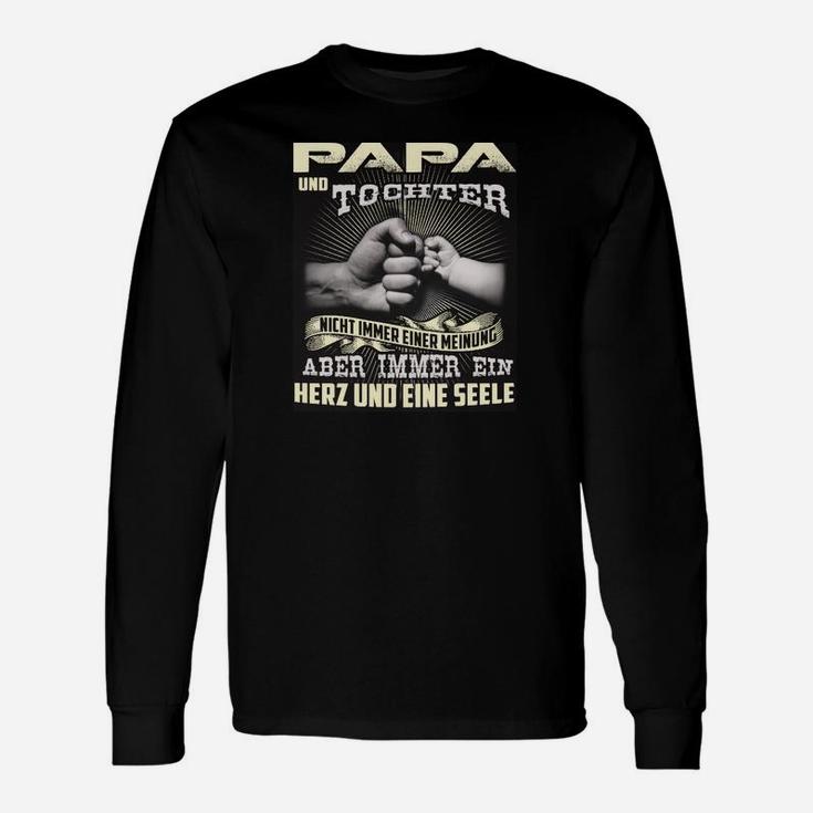 Papa Tochter Herz und Seele Verbundenheits-Langarmshirts