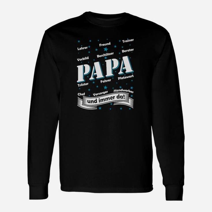 Papa Wortwolke Design Langarmshirts, Liebevolle Beschreibungen für Väter