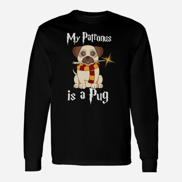 My Patronus Is A Pug Dog Wizard Long Sleeve T-Shirt