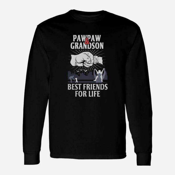 Pawpaw And Grandson Best Friends For Life Long Sleeve T-Shirt