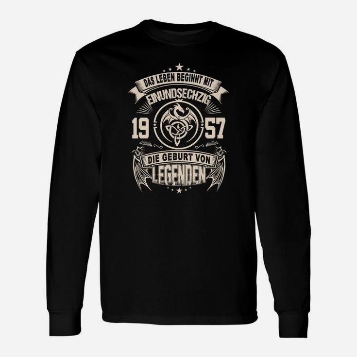 Personalisiertes Geburtsjahr Langarmshirts für Legenden, Unikat Design