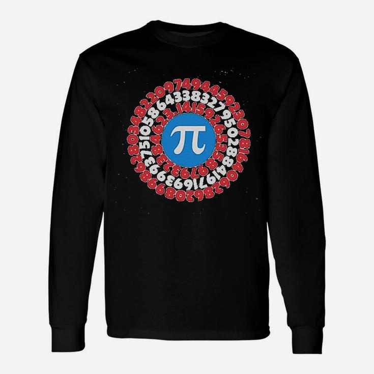 Pi Day Superhero Captain Pi For Math Geeks Long Sleeve T-Shirt