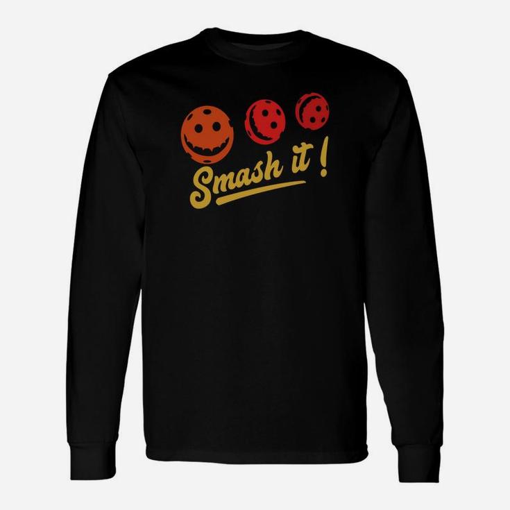 Pickleball In Halloween Smash It Long Sleeve T-Shirt