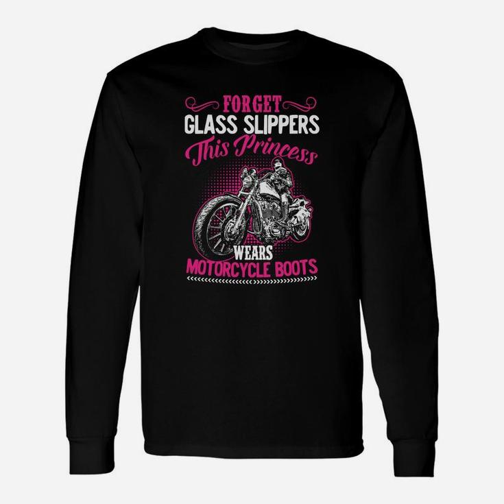 This Princess Wears Motorcycle Boots Long Sleeve T-Shirt